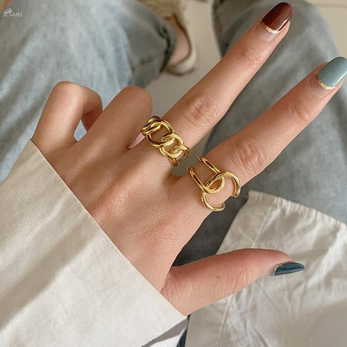 Chunky Chain Rings – para ti jewelry and gift shop